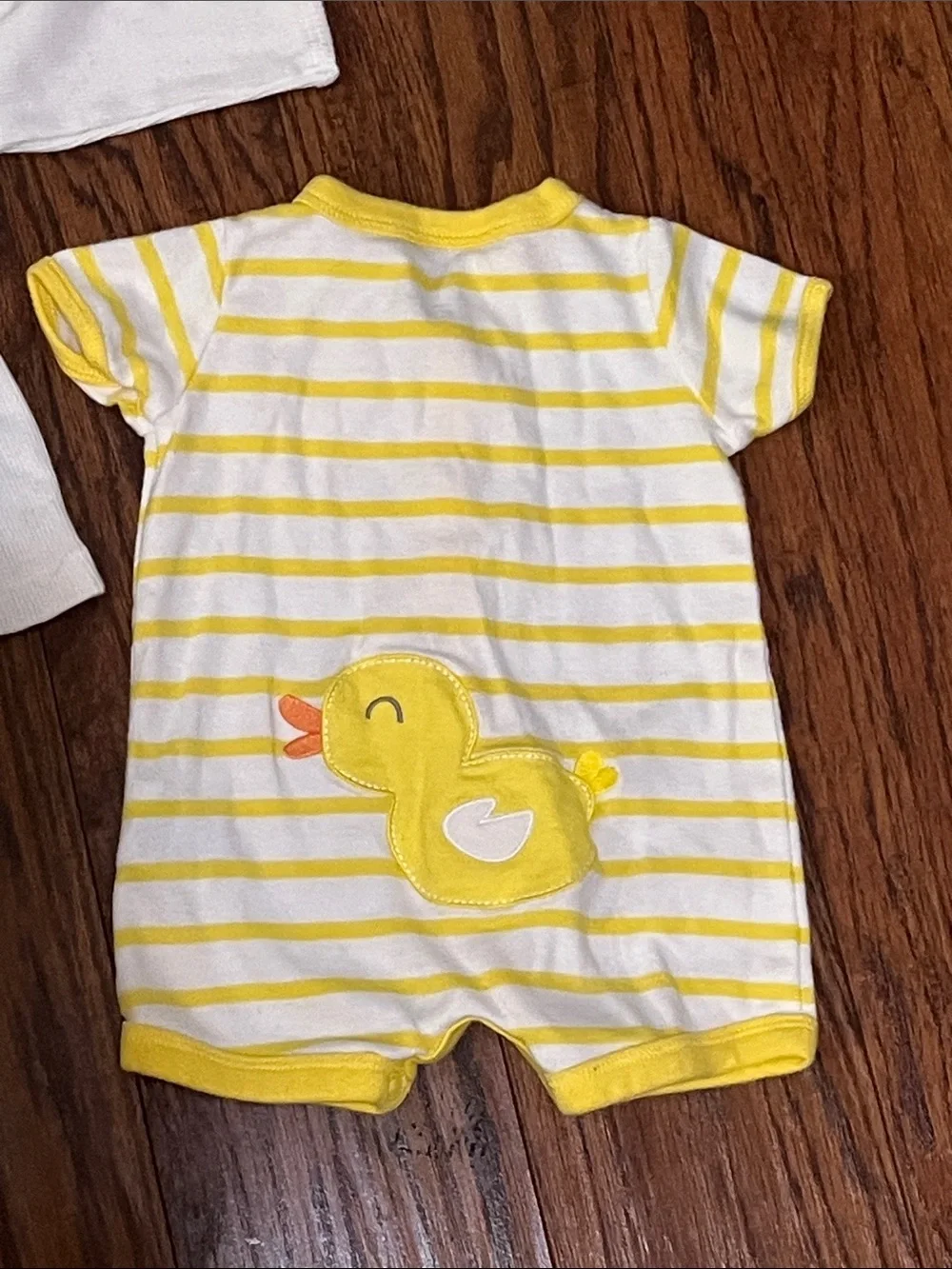 Carter's White & Yellow Baby One-Piece 3pc Set